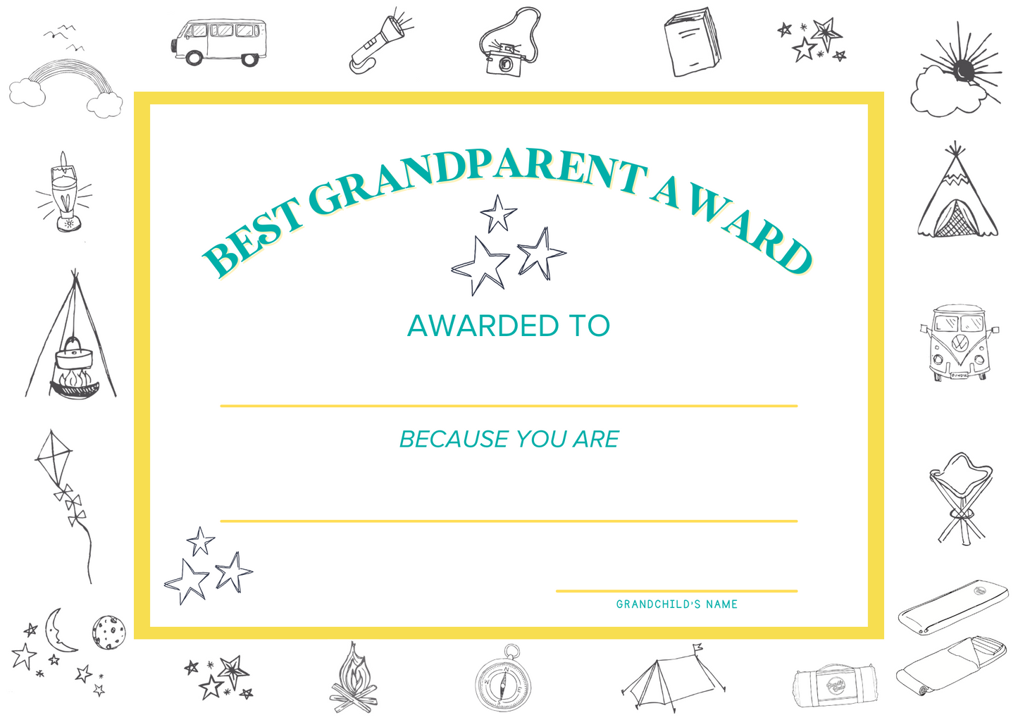 Best Grandparent Certificate