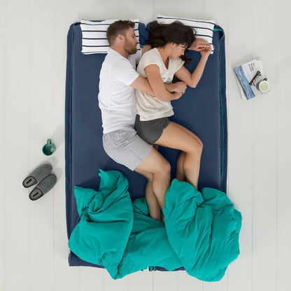 The Boosted Double Bundle - two boosted Bundle Beds plus a fitted double sheet