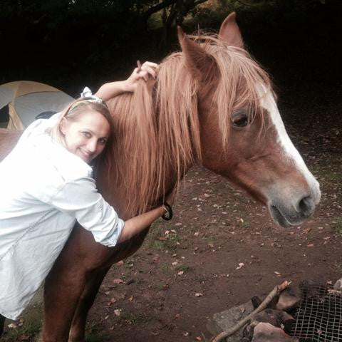 Horsing around the campfire