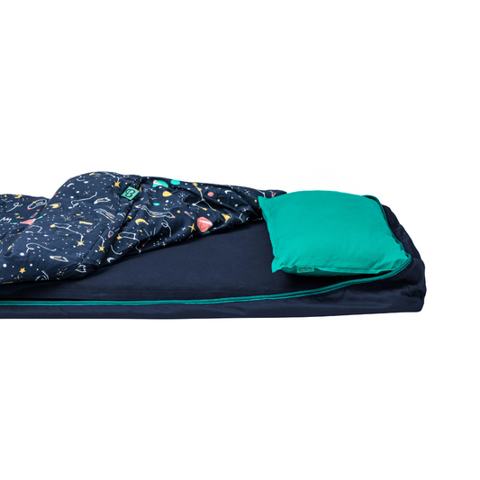 Toddler/Junior Waterproof Fitted Sheet (Navy or Green)