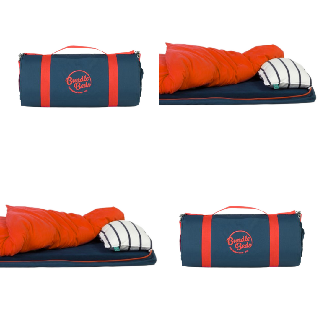 The Boosted Double Bundle - two boosted Bundle Beds plus a fitted double sheet